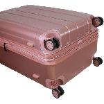 FRANCE BAG Valise 8 Roues Extensible Cadenas TSA Polycarbonate-ABS Vieux Rose