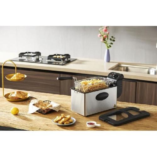 Friteuse Electrique Friteuse 3 L CONTINENTAL EDISON CERFR3IN2 - 2000W - Inox