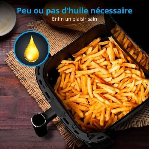 Friteuse Electrique Friteuse a air chaud sans huile - MD 11780 - Température jusqu'a 230 °C - 10 programmes - 5 L - 1500 Watt