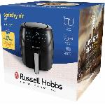 Friteuse Electrique Friteuse a air - RUSSELL HOBBS - SatisFry Medium 4L - 27160-56 - 1350 W - 4 L - 10 programmes - Noir