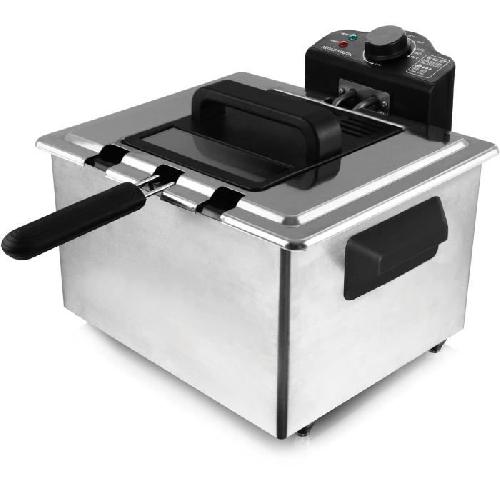 Friteuse Electrique Friteuse - ARTHUR MARTIN - AMPFH50 ? 5 L ? 2000 W ? 3 paniers ? Filtres anti odeurs - Inox