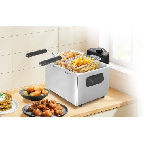 Friteuse Electrique Friteuse electrique ARTHUR MARTIN - AMPFH50 - Capacite 5L - 3 paniers - Jusqu'a 190oC - 2000W
