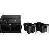 Friteuse Electrique Friteuse multifonction a air chaud - BEKO - FRL5388B - 2400 W - 8.5 L pour 2 kg de frites - 2 cuves (2x 4.5 L) - Noir