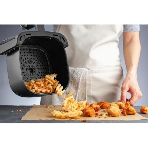 Friteuse Electrique Friteuse sans huile ? ARTHUR MARTIN - Airfryer 5 L- 1400 W - Ecran tactile - 7 pré-réglages de cuisson - Noir