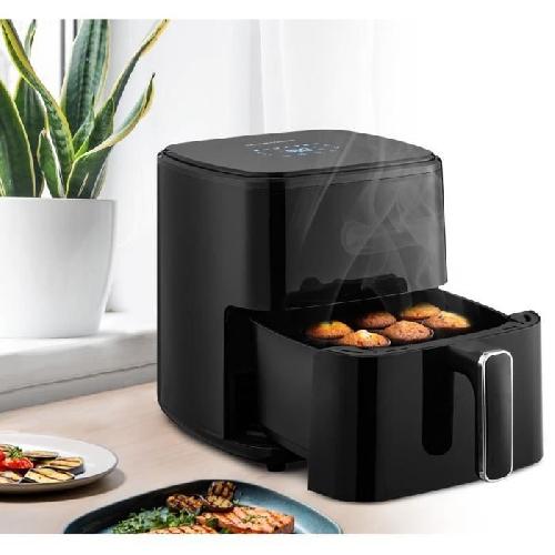 Friteuse Electrique Friteuse sans huile ? ARTHUR MARTIN - Airfryer 5 L- 1400 W - Ecran tactile - 7 pré-réglages de cuisson - Noir