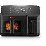 Friteuse sans huile - BODUM - Double compartiment 3.2L et 5.1L - 2700 W - Noir