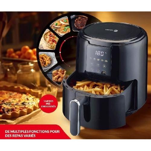 Friteuse Electrique Friteuse sans huile - FAGOR - Airfryer FG4210 - 4.2 L - 1300 W - Ecran tactile - 5 pré-réglages de cuisson - Minuterie - Noir