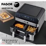 Friteuse Electrique Friteuse sans huile - FAGOR - Airfryer FGF10 - 10L - 2400 W - Ecran tactile - 8 modes pré enregistré ? Grande cuve de cuisson