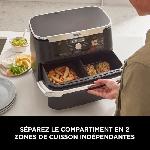 Friteuse Electrique Friteuse sans huile - NINJA - AF500EU - Foodi Flex - 10.4 L - 32.7 x 49.6 x 31.6 cm - Noir