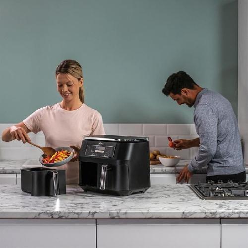 Friteuse Electrique Friteuse sans huile NINJA Foodi - Dual Zone AF300EU - 7.6L - Fonctions Sync. Match - 6 modes de cuisson - 2400W