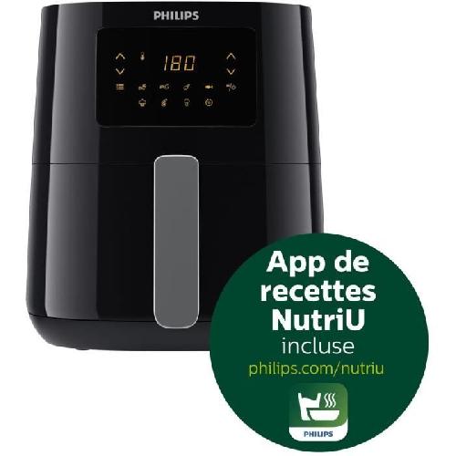 Friteuse Electrique Friteuse sans huile - PHILIPS - Airfryer HD9252/70 Série 3000 - 4.1L - Technologie Rapid Air - 7 préréglages - Noir