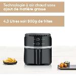 Friteuse Electrique Friteuse sans huile - SEVERIN FR2452 - 5L - Temps et Thermostat réglables - Noir