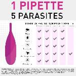 Antiparasitaire - Pipette - Lotion - Collier - Pince - Spray -shampoing - Crochet Tique FRONTLINE 3 pipettes Tri-Act pour chien de 20 a 40 kg