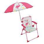 Fauteuil - Chaise Longue - Matelas Gonflable Piscine FUN HOUSE Chaise Parasol Flamant Rose Pour Enfant