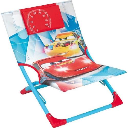 Chaise Longue - Transat - Bain De Soleil Fun House Disney Cars chaise de plage - transat pour enfant
