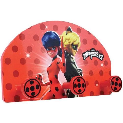 Peluche Fun house miraculous ladybug porte manteau pour enfant h.37 x l.21.5 x p.68 cm