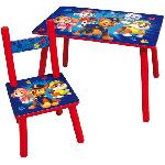 FUN HOUSE PAT'PATROUILLE Table H 41.5 cm x l 61 cm x P 42 cm avec une chaise H 49.5 cm x l 31 cm x P 31.5 cm - Pour enfant