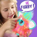 Peluche Furby corail. 15 accessoires. peluche interactive pour filles et garçons. animatronique activé par la voix. a partir de 6 ans