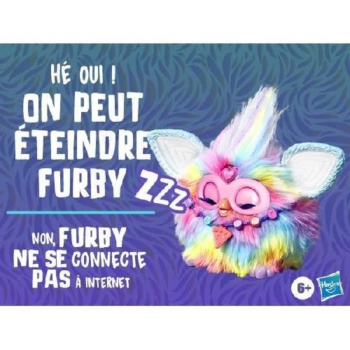 Peluche Furby Tie Dye. 15 accessoires. peluche interactive pour filles et garçons. animatronique activé par la voix. a partir de 6 ans