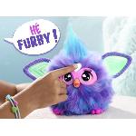 Peluche Furby violet. 15 accessoires. peluche interactive pour filles et garçons. animatronique activé par la voix. a partir de 6 ans