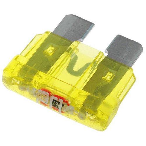 Fusibles pour auto ATO Fusible 20A 12VDC 19mm avec LED x10