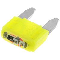 Fusibles 10x Mini Fusibles 20A 12VDC 10.9mm MINI avec LED