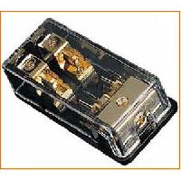 Fusibles Porte-fusible compatible avec fusible AGU - 1 entree 25mm2 - 2 sorties 16mm2