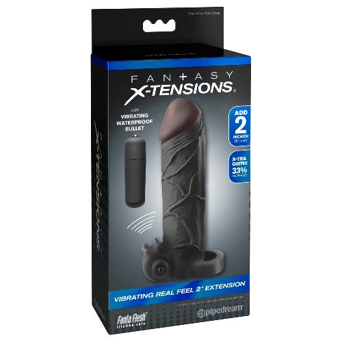 FX Gaine penis Real Feel 2 Extension Dark