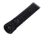 Gaines pour cables Gaine pour cable flexible avec fermeture eclair noir L 1m - 20mm