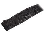 Gaines pour cables Gaine pour cable flexible avec fermeture eclair noir L 1m - 35mm