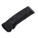 Gaine pour cable flexible avec fermeture eclair noir L 2m - 20mm Gaine pour cable flexible avec fermeture eclair noir L 2m - 20mm