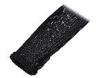 Gaines pour cables Gaine pour cable flexible avec fermeture eclair noir L 2m - 35mm