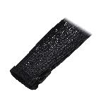Gaine pour cable flexible avec fermeture eclair noir L 2m - 35mm