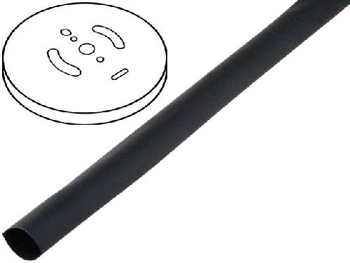 Gaine pour cables Gaine Thermo Retractable 1.6mm-0.8mm noir polyolefine 150m