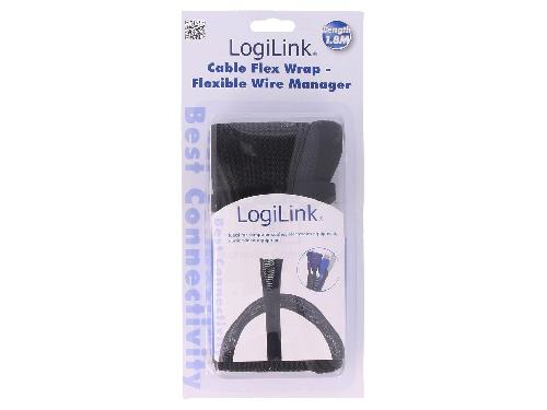 Gaines pour cables Gaine tressee noir L 1.8m