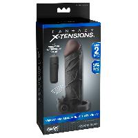 Gaines et Prolongateurs FX Gaine penis Real Feel 2 Extension Dark