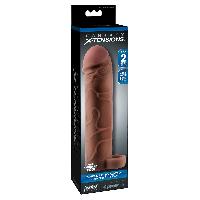 Gaines et Prolongateurs FXTP Gaine penis 2 Extension avec Ball Strap Brown