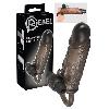 Gaines et Prolongateurs Gaine pour penis avec anneau de testicules et vibro-bullet 16cm