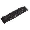 Gaines pour cables Gaine pour cable flexible avec fermeture eclair noir L 1m - 35mm
