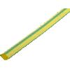 Gaines pour cables Gaine Thermo Retractable 12.7mm-6.35mm jaune et vert polyolefine 5m