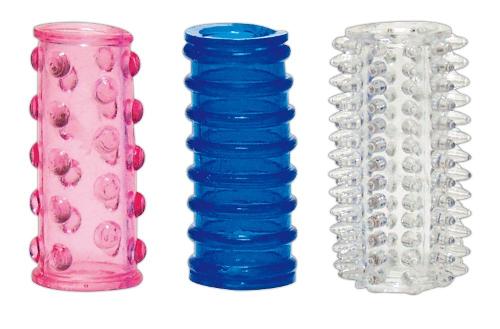 Stimulateurs externes Gaines Tokio Sleeves Silikon par 3
