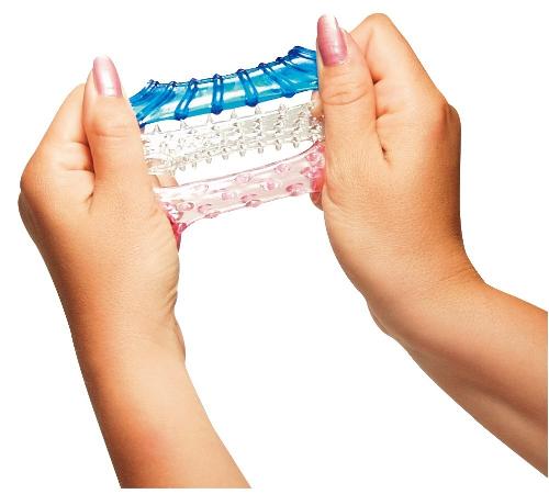 Stimulateurs externes Gaines Tokio Sleeves Silikon par 3