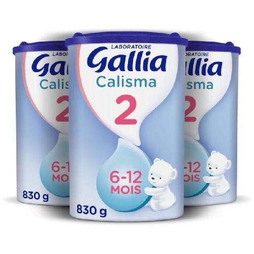GALLIA Calisma 2 Lait en poudre pour bebe - 3 x 830 g - De 6 mois a 1 an