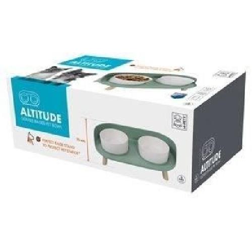 Gamelle - Ecuelle - Accessoire Gamelle double surélevée M.PETS ALTITUDE - 2x 450 ml