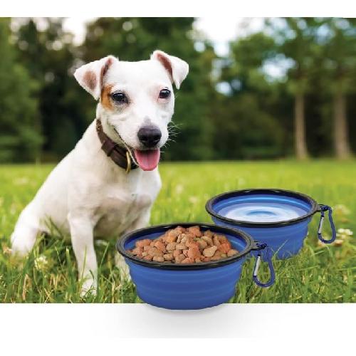 Gamelle - Ecuelle - Accessoire Gamelle pliante compatible avec animaux - fidelami