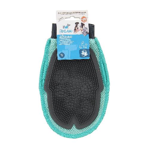 Brosse - Gant De Brossage - Carde gant de toilettage 2en1 - Fidelami