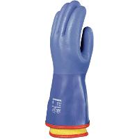 Gants Auto 10x Gants Pvc Bleu Anti-Froid 35cm. Doublure Amovible T10-Sacla