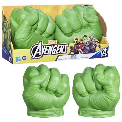 Deguisement - Panoplie De Deguisement Gants fracassants de Hulk. jouet de déguisement. Marvel Avengers