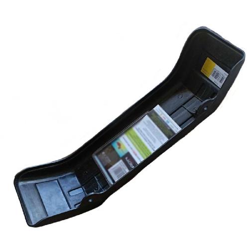 Petites Pieces Detachees De Remorque Garde boue 8p - 20cm plastique noir - L54cm pour une roue max D50cm et largeur 13.5cm