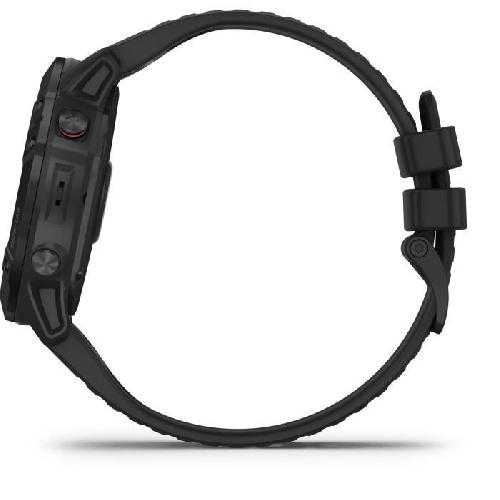 Montre Connectee Sport GARMIN Fenix 6X Pro - Montre connectee - Noir - Bracelet noir